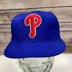 Vintage Philadelphia Phillies American Needle Blue Hat Cap Gatorade Snap Back
